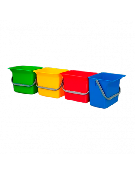 Cubo con asas 6 lts. colores