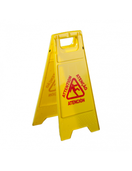 Señal peligro suelo mojado