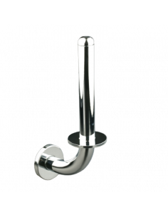 Portarrollos de reserva curvo cromado