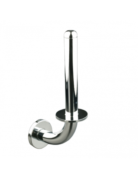 Portarrollos de reserva curvo cromado