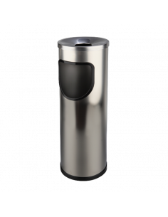 Cenicero Papelera inox cilíndrica 20 L