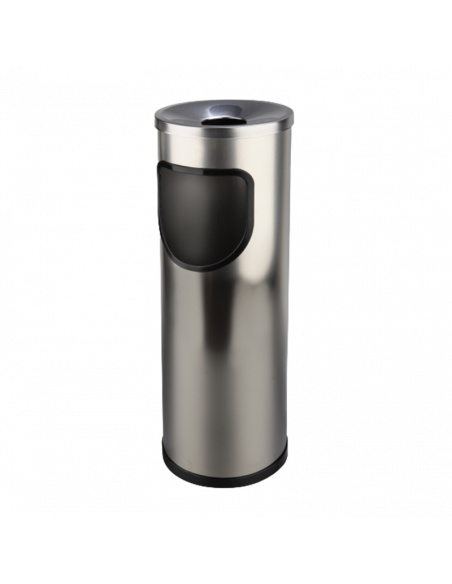 Cenicero Papelera inox cilíndrica 20 L