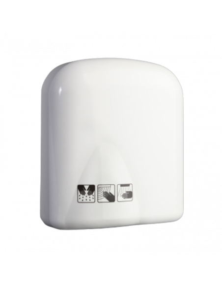 Secador de manos ABS blanco