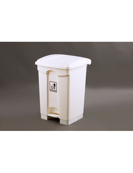 Papelera pedal plástico de 45 L