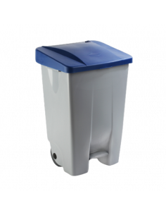 Contenedor con ruedas 80 L con tapa accionada por pedal