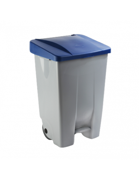 Contenedor con ruedas 80 L con tapa accionada por pedal