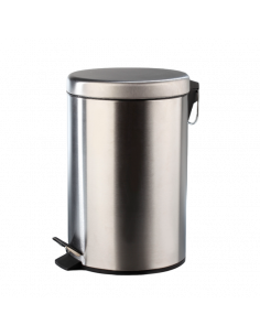 Papelera de Pedal inox brillo
