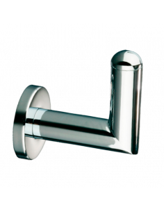 Percha gancho latón cromada