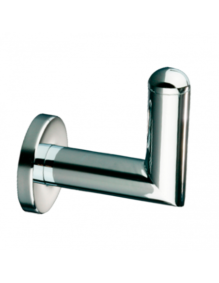 Percha gancho latón cromada