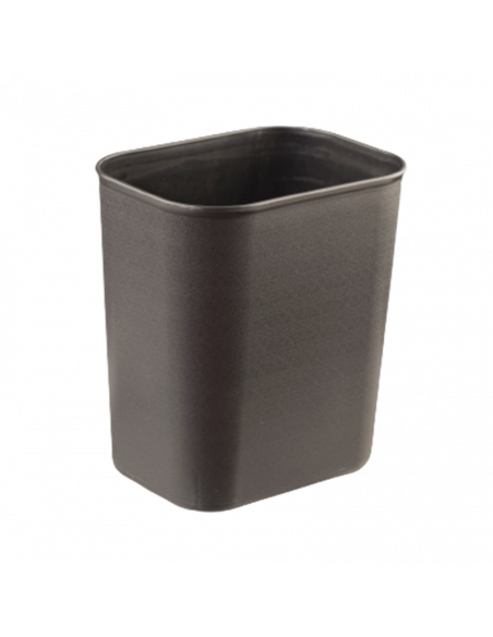 Papelera plástico habitación 14L negra