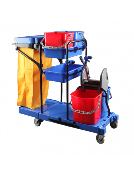 Carro de limpieza completo