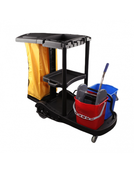 Carro limpieza completo plástico